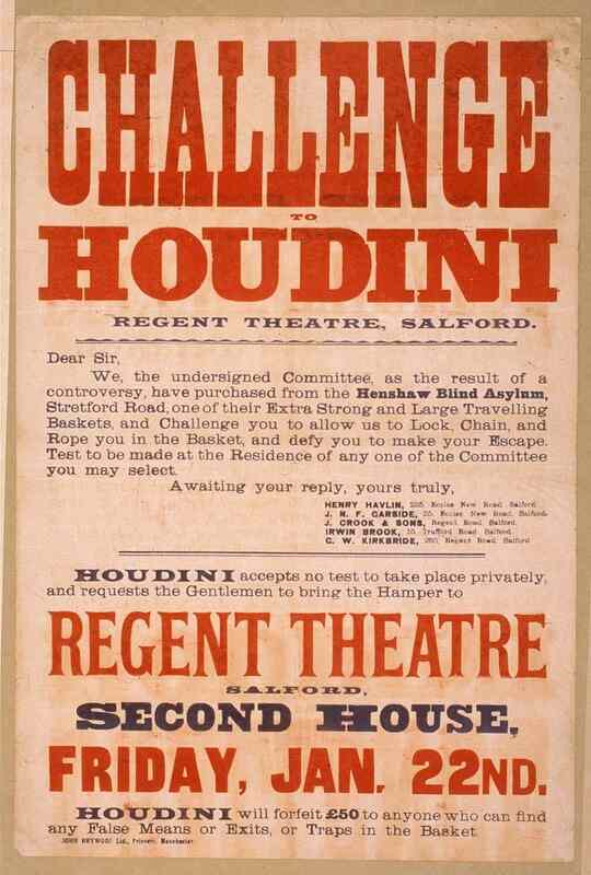 Houdini Challenge Poster